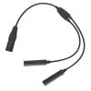 Aviation Headset Adapter GA Dual Plug to for Airbus XLR 5 Pin Male Jack Aviation Headset Adapter Accessory Accessory view 1