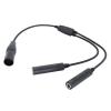 Aviation Headset Adapter GA Dual Plug to for Airbus XLR 5 Pin Male Jack Aviation Headset Adapter Accessory Accessory view 4