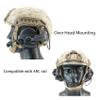 Hearangel Tactical Headset C5 PRO w/ARC Rail Adapter 2.0 Hearing Protection Sound Pickup U94 PTT Detachable Cable for Airsoft (Black) view 3