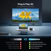 Wireless HDMI Transmitter and Receiver 4K 30Hz, 400FT/120M Long Range, 9 Adjustable Channels, 1TX to 3RX Stream HD Video/Audio from Laptop, PC, Camera to TV, Projector, Monitor view 2
