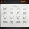 Krixis AMAOE BGA Reballing Stencil EMMC 1 2 3 for Android Hard Disk EMMC/EMCP/UFS/UMCP/LPDDR/PCIE/NAND Phone Repair Tools - (Color: EMMC 2) view 2