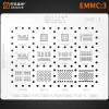 Krixis AMAOE BGA Reballing Stencil EMMC 1 2 3 for Android Hard Disk EMMC/EMCP/UFS/UMCP/LPDDR/PCIE/NAND Phone Repair Tools - (Color: EMMC 2) view 3