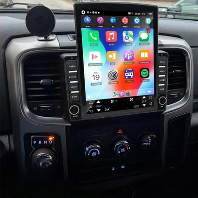 4+64G Android 14 Car Radio for Dodge Ram 1500/2500/3500 2013-2018 Head Unit, 9.7 inch Touch Screen Radio Backup Camera Bluetooth with Wireless Carplay Android Auto WiFi FM/RDS SWC, only for Manual AC