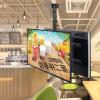 Tv Ceiling Mount Bracket - Adjustable Height Telescopic Tv Bracket, Tilt and Swivel Tv Ceiling Bracket, Fits Flat and Curved Ceilings view 3