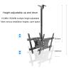 Tv Ceiling Mount Bracket - Adjustable Height Telescopic Tv Bracket, Tilt and Swivel Tv Ceiling Bracket, Fits Flat and Curved Ceilings view 4