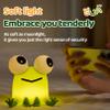 DADYLOBO Frog Night Light for Kids, Cute Silicone Dimmable Nursery Night Light, Rechargeable Bedside Lamp, Portable Creative Gifts for Children, Teens, Girls, Boys Christmas Birthday view 2