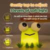 DADYLOBO Frog Night Light for Kids, Cute Silicone Dimmable Nursery Night Light, Rechargeable Bedside Lamp, Portable Creative Gifts for Children, Teens, Girls, Boys Christmas Birthday view 3