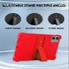 10.1" Case for SHARECLOUD P10/P10_T/Frameflow P10_A/FIRYMID P10/1060C Android Tablet, Soft Silicone Kids Friendly Cover with Adjustable Stand, Drop-Proof (Red) view 3