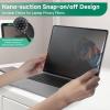 IRUYO FL Nano-Suction Laptop Privacy Screen 14 Inch 16:10, Removable Screen Privacy Shield for Laptop, Anti Glare, Anti Bule Light, Screen Protector for Lenovo HP Dell Acer Asus Thinkpad view 4