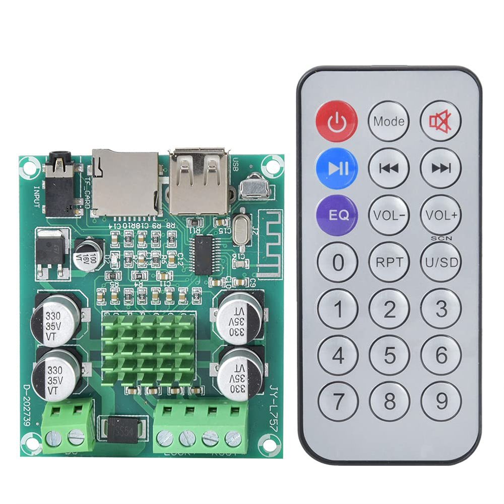 Marhynchus for 50W 50W Amplifier Board with Remote Control Support Memory U Disk, AUX