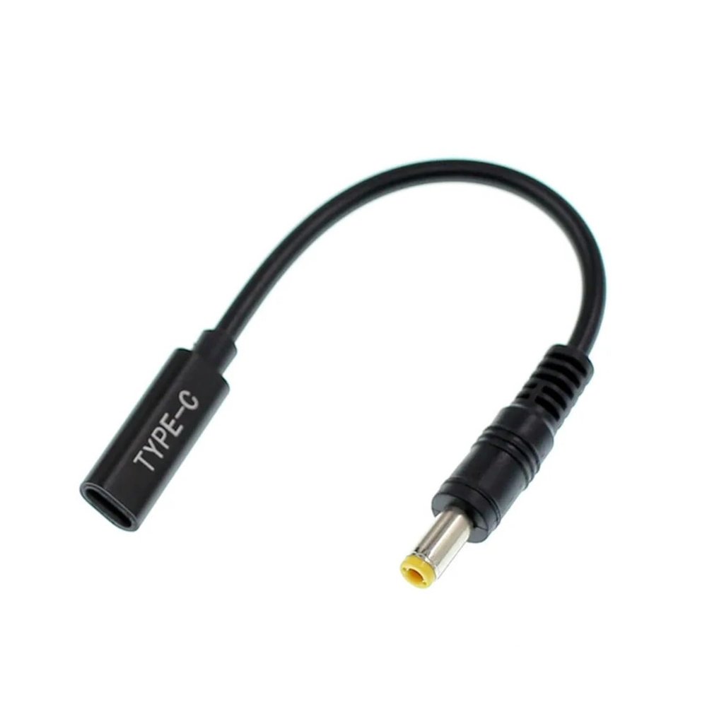 5pcs USB 3.1 Type C USB Female to DC 5.5 * 2.5mm 5.5 * 2.5 Male Power Charger Adapter Connector