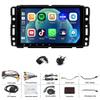 8" Car Stereo for GMC Yukon 2007 2008 2009 2010 2011 2012 2013 2014 & for Chevrolet Avalanche 2007-2013 Fit for w/Wireless Car Play & Android Auto,GPS,Split Screen,AHD Camera,4+64GB view 3