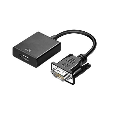 LINGQE to HDMI-Compatible 1080P Video Converter Male to HDMI-Compatible with M>oni>tor and Video Cable TV Converter