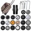 anfohz Luggage Replacement Wheels The Four Pairs Of Suitcases Replacement Casters And Axle Repair Kits With Screws For Most Of Wheels Rolling Luggages(54x12.5mm) view 1