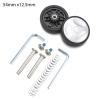 anfohz Luggage Replacement Wheels The Four Pairs Of Suitcases Replacement Casters And Axle Repair Kits With Screws For Most Of Wheels Rolling Luggages(54x12.5mm) view 2