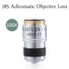 1pc Achromatic Pure Copper Objective Lens 4X 10X 20X 40X 60X 100X RMS 20.2mm for Biological Microscope Conjugate Distance 185 Mm(100X) view 2