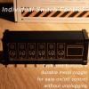 6 Port USB Switcher, Independent Control, Button Switch, with Indicator Light, 4 Data Ports, Share USB Devices, for Connect Computer Mouse Keyboard, Boyfriend Gift view 3
