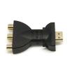 LINGQE Plated HDMI Compatible 3 RGB R/CA Video Adapter AV Component Converter view 4