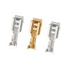 50pcs 6.3mm 4.8mm an*/ti-Back Strap Self-Locking Plug Spring 250 Cold-Pressed Terminal Block Wire Copper Joint(Blue) view 3