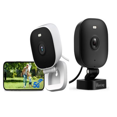 VIMTAG Mini G3 Outdoor Security Camera White and Black