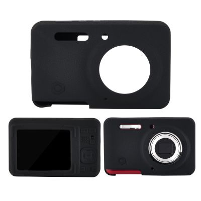 KECHICHENGYUN Silicone Case for Kodak PIXPRO FZ55 Camera, Shockproof Silicone Skin Cover - Slim & Protective Shell (4 Colors) for FZ55 Digital Camera (Black)