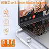 10Pack USB C to Headphone Jack Adapter,USB c to 1/8 inch Audio Adapter Compatible with iPhone 16 15 Samsung Galaxy S25,S24,S23 Ultra, Note 20, iPad Pro, MacBook, Pixel XL and More view 3
