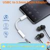 10Pack USB C to Headphone Jack Adapter,USB c to 1/8 inch Audio Adapter Compatible with iPhone 16 15 Samsung Galaxy S25,S24,S23 Ultra, Note 20, iPad Pro, MacBook, Pixel XL and More view 4