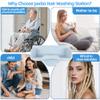 Portable Hair Washing Station with Shampoo Cup and Shampoo Brush,Silicone Hair Washing Basin for Sink & Bathtub,Shampoo Bowl for Kids,adults, and the elderly view 2