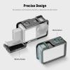 NEEWER AC014 Action 5 Pro Cage Video Rig with Cold Shoe, 1/4" Thread, Shutter Button, Cleaning Cloth Compatible with DJI Osmo Action 5 Pro / 4/3 DJI Mic Magnetic Adapter Mount, Dark Gray view 3