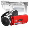 YUEHISY 4K Video Camera, 64MP WiFi Vlog Camcorder with 3 Inch 180 Degree Flip Screen and LED Fill Light, for Travel Photography Live Streaming view 2