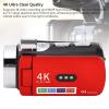 YUEHISY 4K Video Camera, 64MP WiFi Vlog Camcorder with 3 Inch 180 Degree Flip Screen and LED Fill Light, for Travel Photography Live Streaming view 3