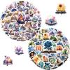 100PCS Fantasy Book Vinyl Stickers  Waterproof Decals Featuring Dragons, Castles & Beasts Emerging from Magical Open Books  Great for Journals, Bottles, Scrapbooks & Gifts  for Teens & Adults view 1