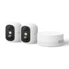 eufy Security eufyCam C35 2-Cam Kit, Wireless Security Indoor/Outdoor Camera, Magnetic Mount, Color Night Vision, Local Storage, No Monthly Fee, IP67, Facial Recognition, Solar Panel Compatible, White view 1