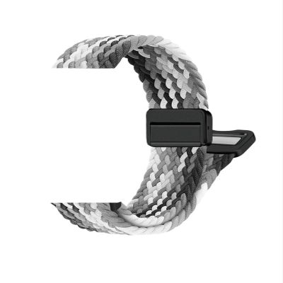 QPALCOY Braided Band Compatible with Strap 44mm 40mm 45mm 46mm 49mm 41mm 38mm Nylon Bracelet(06 black,S10-42 41 40 38mm)