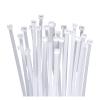 100 pieces of nylon zip ties, double-sided toothed, with a tensile strength of 11 pounds, adjustable self-locking, durable, suitable for indoor and outdoor use view 1