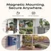 eufy Security eufyCam C35 4-Cam Kit, Wireless Indoor/Outdoor Camera, Magnetic Mount, Color Night Vision, Local Storage, No Monthly Fee, IP67, Facial Recognition, Solar Panel Compatible, Build in 8GB view 2