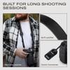 C Coiro Classic Leather Camera Strap with Quick Release, Configurable as Sling, Neck Adjustable DSLR SLR Camera Shoulder Strap for Photographers, Classic/Black view 2