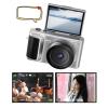 ciciglow Digital Camera for Photography, 4K 64MP 16X Zoom Compact Vlog Travel Camara with AF Auto Focus 2.8" Display, Supports 52mm Telephoto and Macro Lens (Silver) view 2