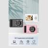 ciciglow 4K Digital Camera for Photography, 64MP HD 18X Zoom Autofocus Vlogging Camera for with 2.4 inch Screen, Anti Shake (Pink) view 2