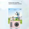 ciciglow 4K Digital Camera for Photography, 64MP HD 18X Zoom Autofocus Vlogging Camera for with 2.4 inch Screen, Anti Shake (Pink) view 4