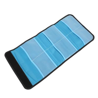 Tbest Filter Lens Bag Shockproof Nylon Storage Pouch for Camera Filters Holds 6 pcs Square or Round Up to 82mm Photography Equipment Accessory