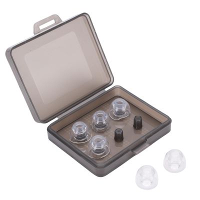 ASHATA Earbuds Eartips S M L 3Pairs, Liquid Silicone Eartips Universal Noise Isolation for 4.5mm to 6.5mm Earphone for K374 K375 K376 K370 K324P K340
