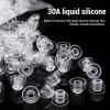 ASHATA Earbuds Eartips S M L 3Pairs, Liquid Silicone Eartips Universal Noise Isolation for 4.5mm to 6.5mm Earphone for K374 K375 K376 K370 K324P K340 view 2