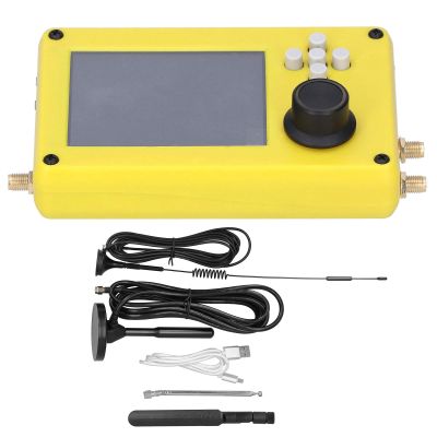 SDR Transceiver Portable Yellow Plastic Case Extended Touch Screen 3.2in TCXO 0.5ppm for Radio Enthusiasts Professionals
