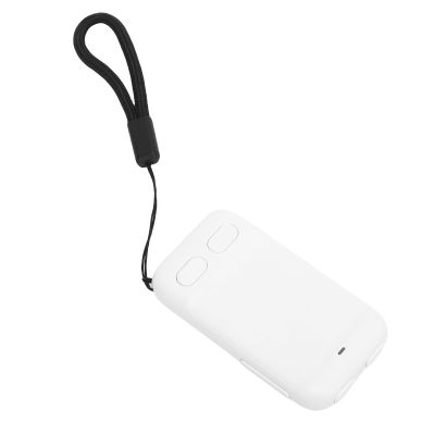 ciciglow Scrolling Remote Control, 2 Key Page Turner for Android 8 and Above Camera and Music Control Bluetooth Page Turner Clicker, for Phones Tablets (White)
