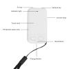 ciciglow Scrolling Remote Control, 2 Key Page Turner for Android 8 and Above Camera and Music Control Bluetooth Page Turner Clicker, for Phones Tablets (White) view 3