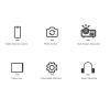 ciciglow Scrolling Remote Control, 2 Key Page Turner for Android 8 and Above Camera and Music Control Bluetooth Page Turner Clicker, for Phones Tablets (White) view 4