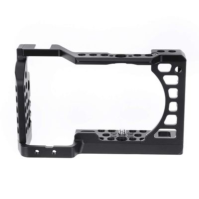 Tbest Camera Cage Aluminium Alloy Professional Video Stabilizer for A6000 A6100 A6300 A6400 A6500 Movie Making Photography Durable Lightweight CNC Machined