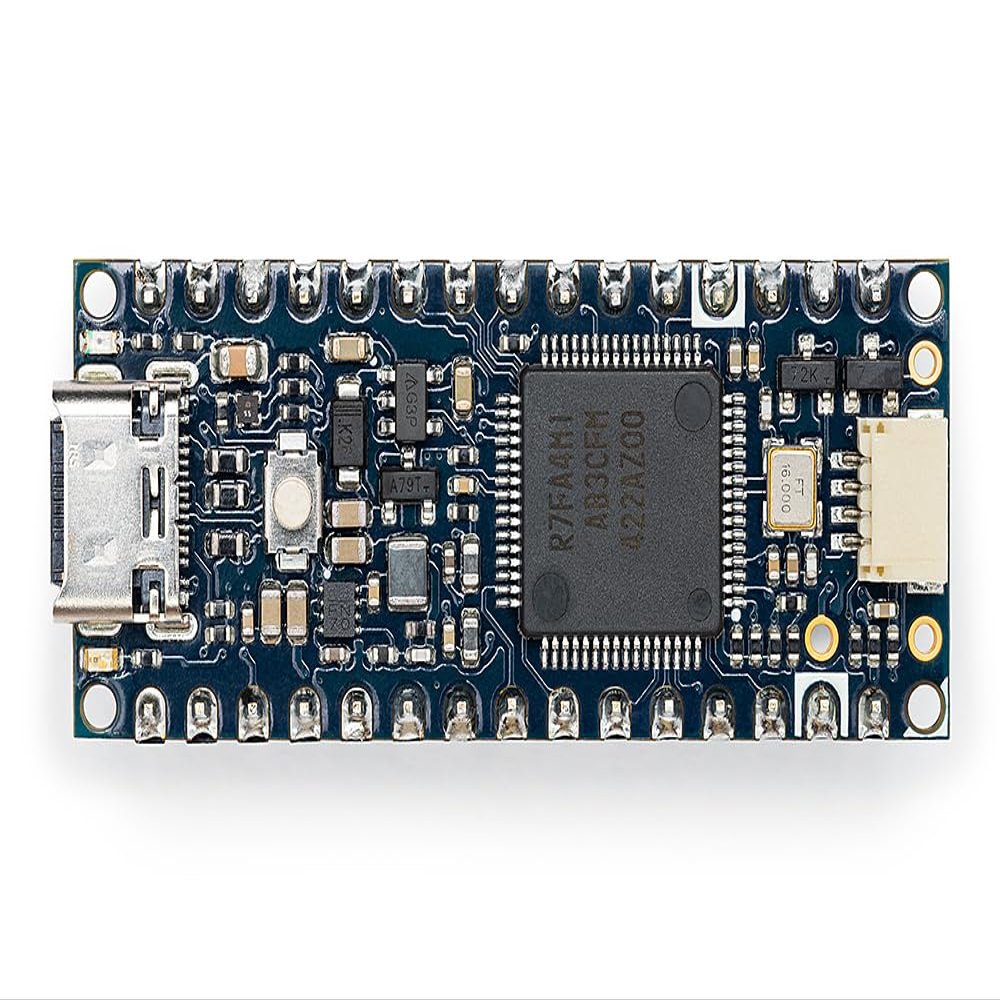 Arduino Nano R4 with Headers [ABX00143] - Compact Renesas RA4M1 Microcontroller Board, Pre-Soldered for Breadboarding, Qwiic Connector, Programmable RGB LED, Compatible IDE