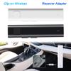 Sanpyl On Wireless Receiver, HiFi Audio Effect, TF Card Slot, Mini & Compact, for Business Meeting Travel (Black) view 2